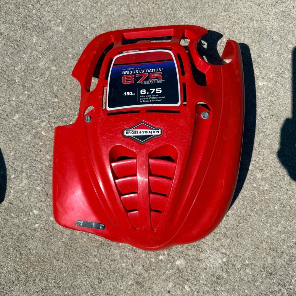 Briggs & Stratton 675 Series 190cc Engine Shroud Cover Red 6.75 Torque